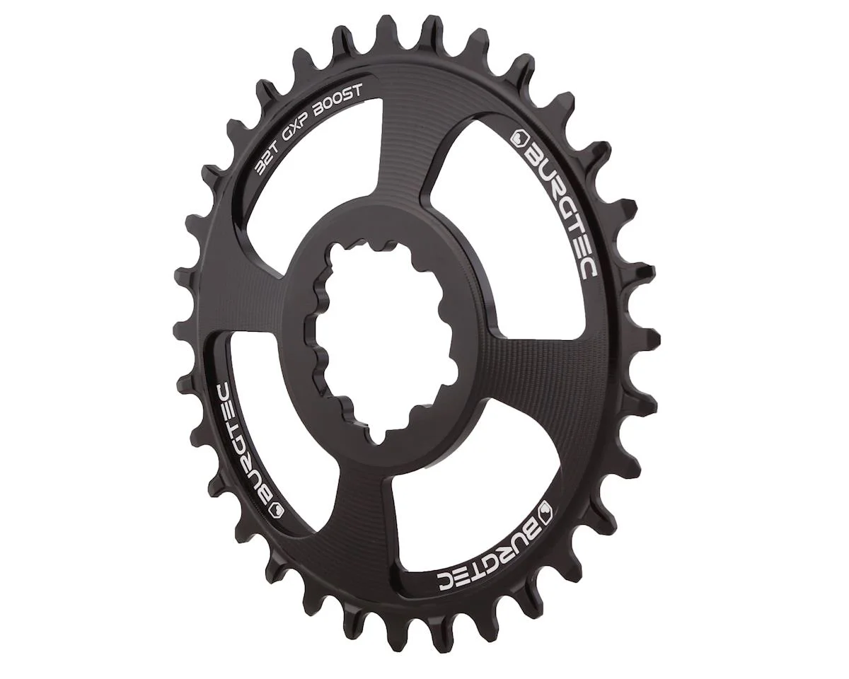 Burgtec GXP Boost 3mm Thick Thin Chainring (Black) (32T)